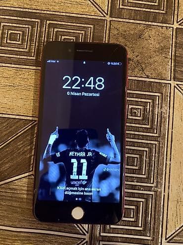 balaca dondurucu: IPhone 7 Plus, 128 GB, Qırmızı, Barmaq izi — 1