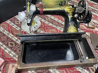 kohnə pullar alıram: Mexaniki tikiş maşını – əl fırlatmalı, çuqun gövdəli klassik model — 6