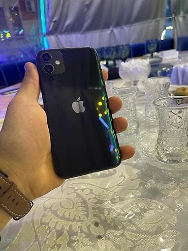 2 əl iphone: IPhone 11, 64 GB, Qara, Face ID — 3