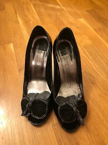 Tuflilər: Tuflilər, Ölçü: 38, rəng - Qara, İşlənmiş — 2