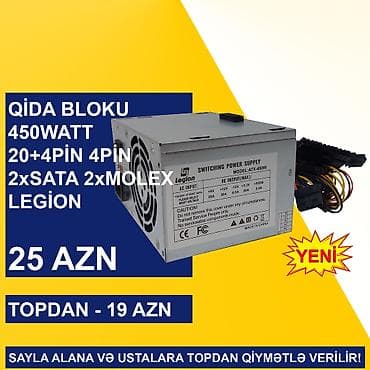 komputer dell: Qida Blokları SAYLA ALANA VƏ USTALARA TOPDAN QİYMƏTLƏ VERİLİR! — 4