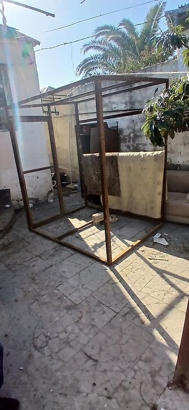 Metal konstruksiya karkası – çardağ/isti otaq/istixana üçün -