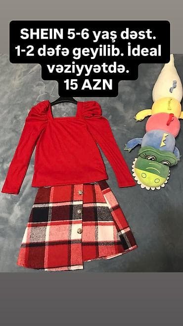 giyim: Uşaq dəsti, Qız üçün, 4 - 5 yaş, Zara Kids — 10