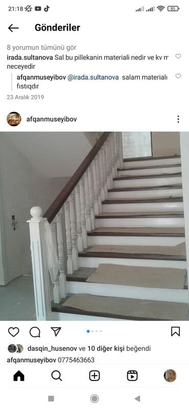 taxta məhəccər: Taxda pilləkan sifarişi — 9