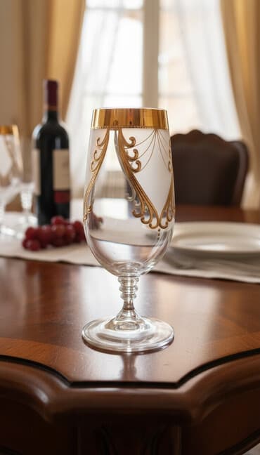 söküntü taxda: Qədəhlər, rəng - Qızılı — 1