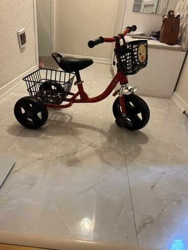 3 yaşdan yuxarı uşaqlar ucun velosipedlər: Yeni Üç təkərli Uşaq velosipedi Stels, 16", sürətlərin sayı: 7, Ödənişli çatdırılma — 4