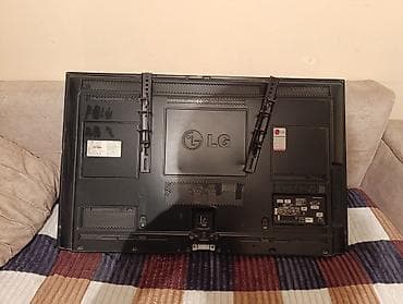 LG televizor, 108" ekran ölçüsü (diaqonal). Qara çərçivə düz ekranlı — 2