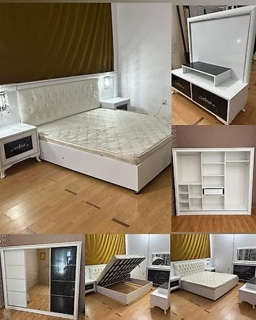 islenmis mebel satisi: Yataq dəsti satılır+Tv stend altlığı ilə birlikdə 750₼. yaxşı — 1