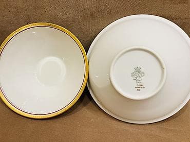 набор кастрюль: Обеденный набор, цвет - Белый, Фарфор, 3 персон, Франция — 3