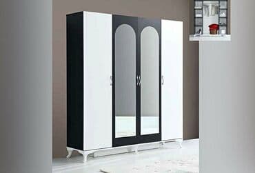 4 qapili dolab: Yeni, Açılan, 4 qapılı Düz dolab, Qarderob, paltar dolabı, Azərbaycan — 1