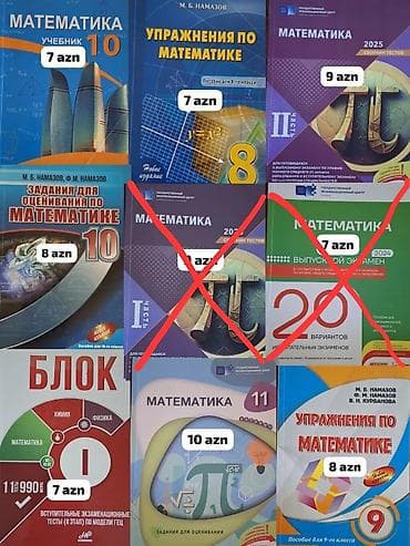 Riyaziyyat və qəbul imtahanlarına hazırlıq üçün müxtəlif dərs