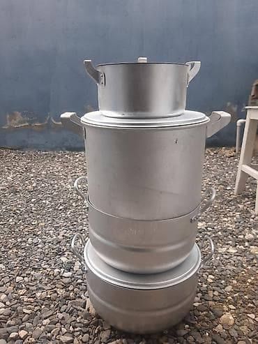 lambirin satisi: Tava, Qazan, Bişirmə üçün formalar, rəng - Gümüşü, Alüminium, SSRİ — 7