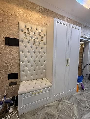 2 qapılı, Ağ, Digər material, Açılan, Düz dolab