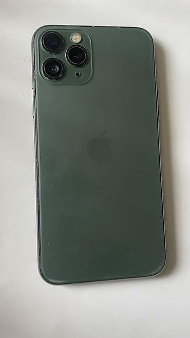 televizor qiymeti: IPhone 11 Pro, Matte Midnight Green, Face ID — 1