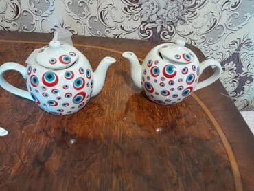 Yeni, rəng - Ağ, Dəm caydanı, Keramika, 0,5 bucket volume l