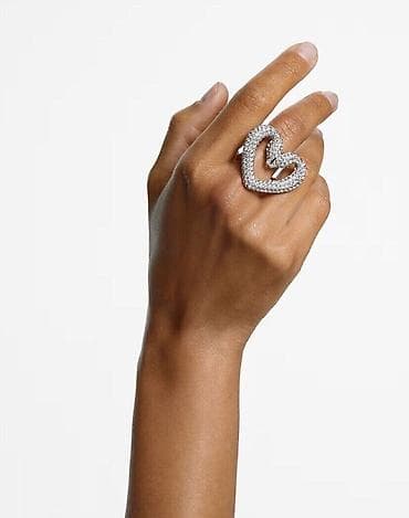 mirvari komplekt: Swarovski Una Kolleksiya Set Uzuk ve Sirqa Swarovski-nin Una — 9