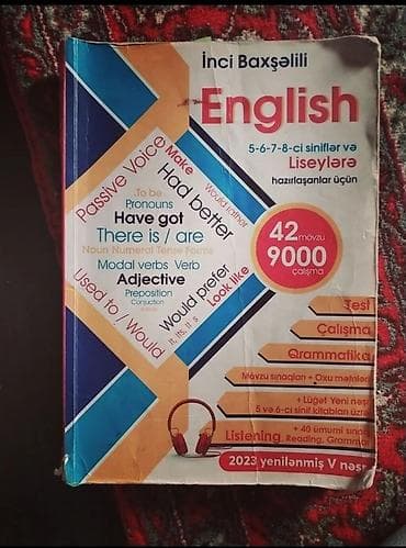 gitara simleri: Məhsul: “English” hazırlıq kitabı – İnci Baxşəlili - 5-6-7-8-ci — 1