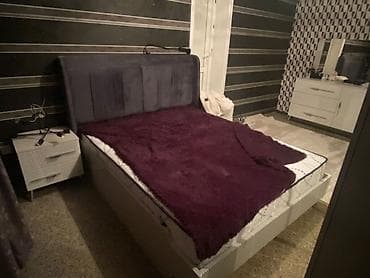 Yataq otağı mebel dəsti Tərkibi: - Yumşaq, hündür başlıqlı iki