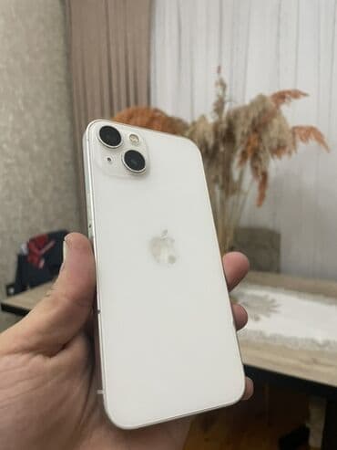 кнопочный телефон apple: IPhone 13, 128 ГБ, Старлайт, Face ID — 8