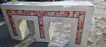 led tablo: Dekorativ hərf konstruksiyaları – “E” və “T” - Material: sıx — 3