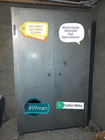 Seyf skaf. Seyf dolab böyük ölçüdə. Zavod istehsal. Seyf şkaf. Demir — 7