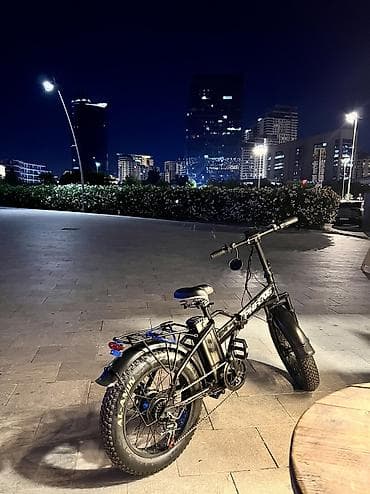velesiped: PHFENG qatlanan elektrik velosipedi – qalın təkərli city/trek hibrid — 10