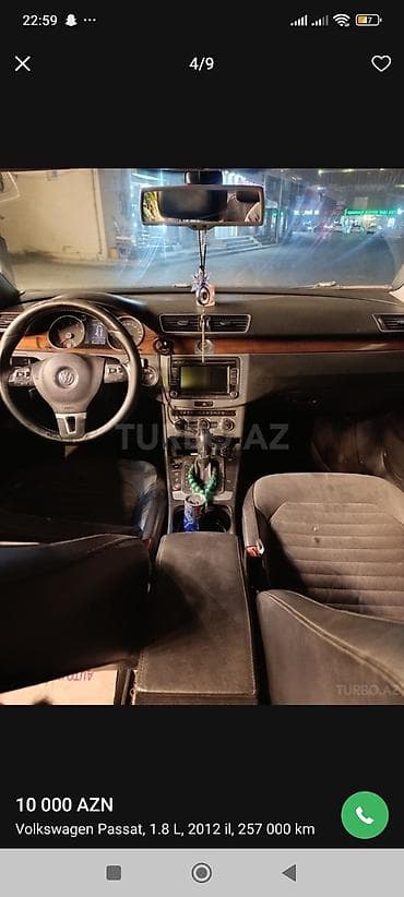 Nəqliyyat: Volkswagen Passat: 1.8 l | 2012 il Sedan — 3