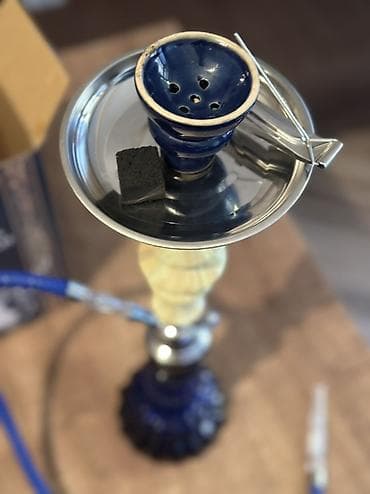 vilur dest: SHISHA HOOKAH – tam komplekt nərgilə seti - Klassik dizayn: qabı mavi — 4