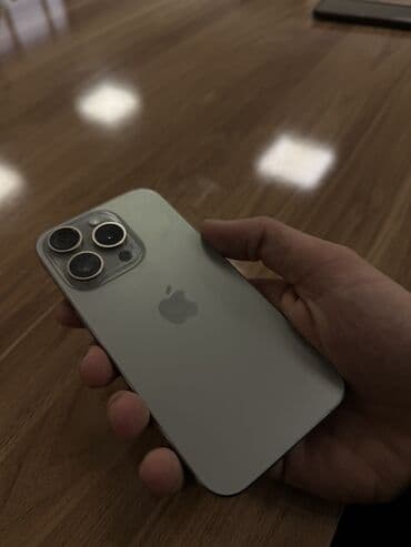 iphone 11 pro max ucuz: IPhone 15 Pro, 128 GB, Gümüşü, Face ID — 1