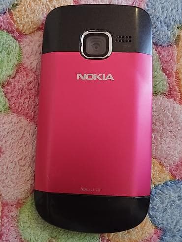 plata iphone: Nokia C3, rəng - Çəhrayı, Düyməli — 2