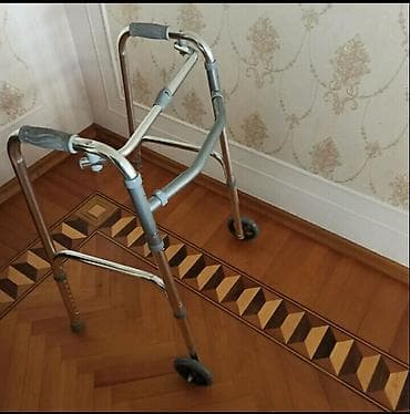 celik: Gəzinti çərçivəsi (walker) Qatlanir yiğilir boya göre temzimlənir. - — 1
