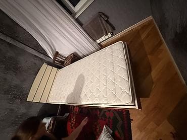 hava dosekleri: Təknəfərlik çarpayı, Matras ilə, Siyirməli — 3