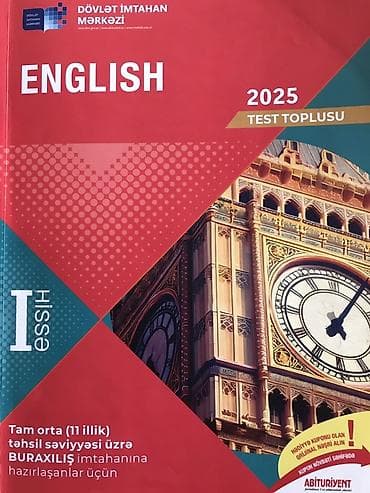 İngilis dili Testlər 11-ci sinif, DİM, 1-ci hissə lalafo.az -da İngilis dili Testlər 11-ci sinif, DİM, 1-ci hissə
