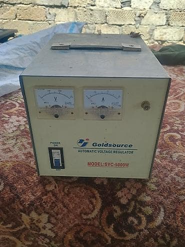 andeli stabilizator: Goldsource Automatic Voltage Regulator – Model: SVC-5000W - Güc — 3