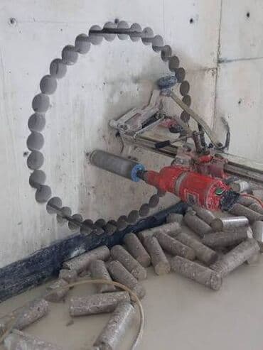 Digər tikinti xidmətləri: #Betonkesme #betondeşmə Beton kubik kərpic - dən kəsim deşim — 20