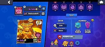 Brawl Stars hesabı nadir – yüksək səviyyəli, tam dolu kolleksiya ilk