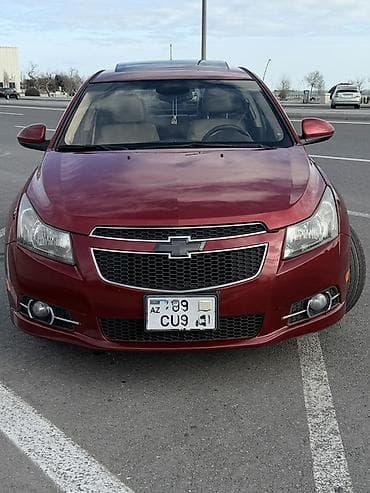 elden ele kredit masinlar: Chevrolet Cruze LTZ sedan - Korpus: 4 qapılı sedan, qırmızı rəng - — 8