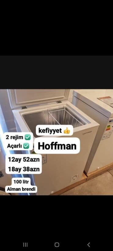 kiçik soyuducu: Qapalı dondurucu, Türkiyə — 8