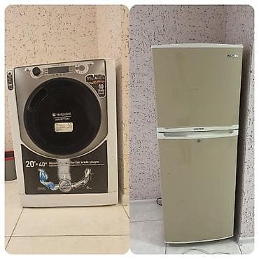 Hotpoint Ariston paltaryuyan + Soyuducu və paltaryuyan satılır 270₼