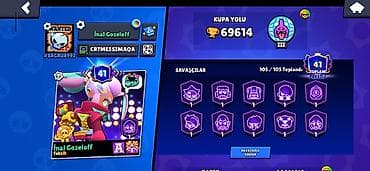Brawl Stars hesabı – yüksək səviyyəli, tam dolu kontent - Kupa yolu