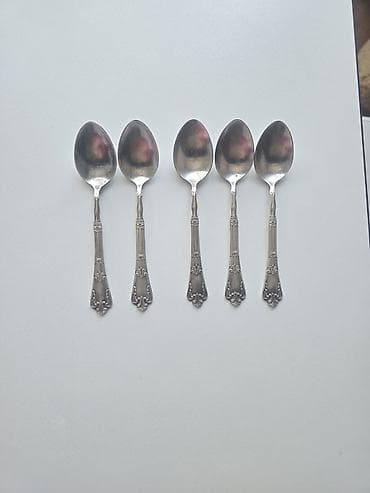 Столовые приборы: Melxior çay qaşıq dəsti – 5 ədəd — 3