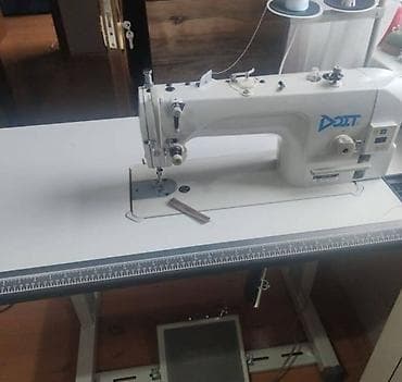 Tikiş maşınları: Sənaye tikiş maşını – DQT (üst stol və ayaq pedalı ilə) - Bir iynəli — 1