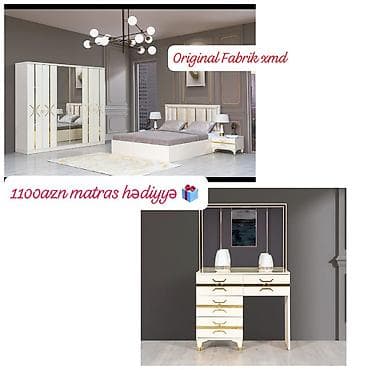 duz masa: Yataq otağı dəsti – “Original Fabrik xmd” Tərkibi: - 6 qapılı şkaf — 1
