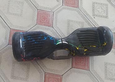 Электротранспорт: Rəngli naxışlı iki təkərli hoverboard (self-balance skuter) - Korpus — 3