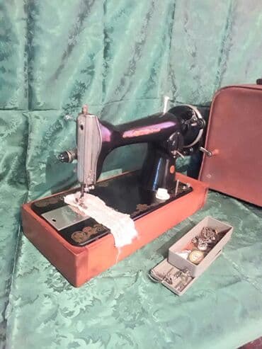 dikiş: Əl tikiş maşını satılır.Az işləmiş.Yaxşı vəziyatdədir.Çamadanda,xırda — 1