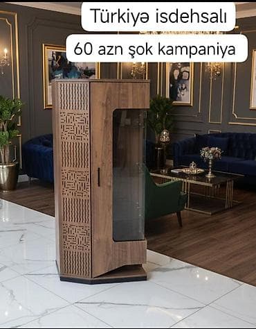 Şüşəli dolab vitrini