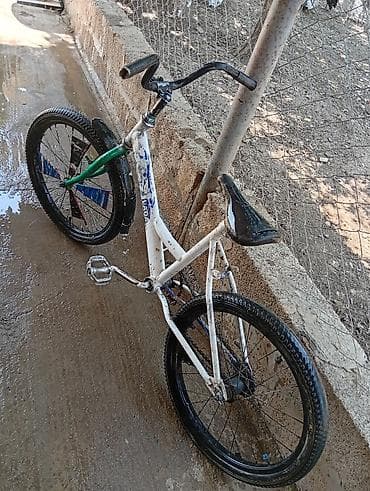 qara canta: BMX tərzli uşaq/yeniyetmə velosipedi - Çərçivə: polad, ağ rəngdə — 5