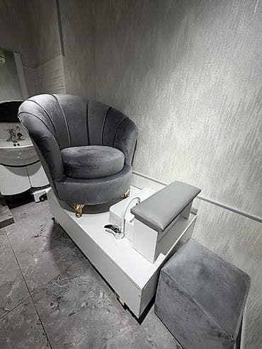 Salon, tibbi mebel dəsti: Pedikür üçün komfortlu salon stendi və kreslo dəsti - Dəst tərkibi — 1
