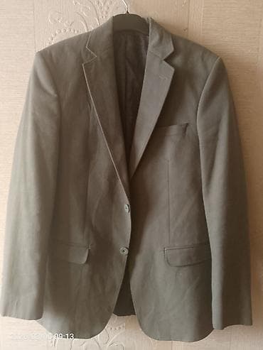 boz pencek: Kişi pencəyi – klassik model - Rəng: tünd boz (antrasit ton) - Kəsim — 4