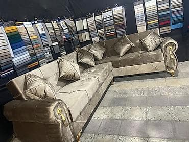 tek taxtlar: Künc divan, Qonaq otağı üçün, Parça, Bazalı, Açılan, Kitab — 3